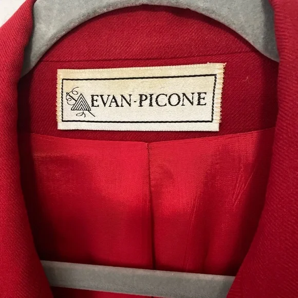 Vintage Red Double-breasted Blazer - Picture 15 of 15